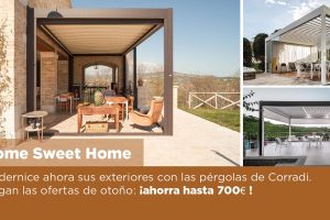 Descuento de hasta 700€ en tu pérgola Corradi