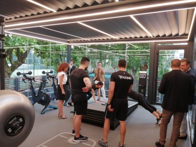 Un gimnasio en casa gracias a las pérgolas